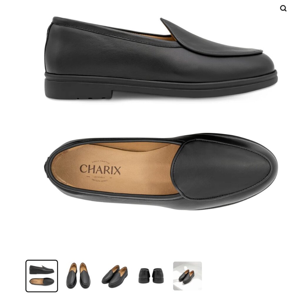 CHARIX leather loafers
